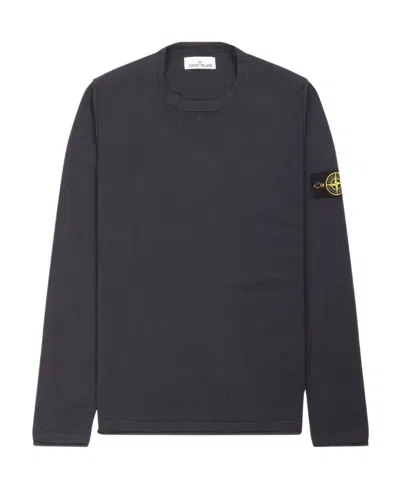 STONE ISLAND STONE ISLAND LOGO PATCH CREWNECK KNITTED JUMPER