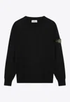 Stone Island Cotton Sweater In Blue