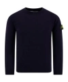 Stone Island Wool Jersey. In Black