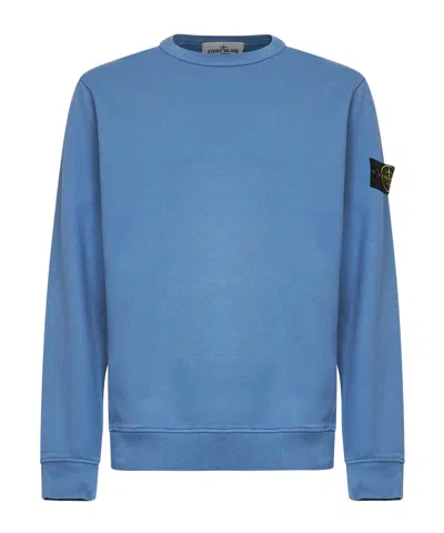 STONE ISLAND STONE ISLAND LOGO PATCH CREWNECK SWEATSHIRT