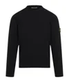 Stone Island Logo Sweatshirt In Black