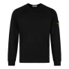 Stone Island Men's Cotton Crewneck Sweatshirt In Black