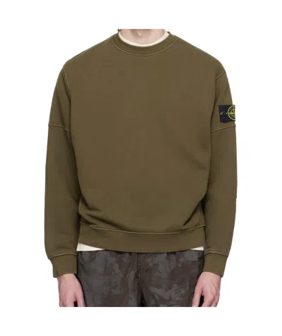STONE ISLAND COMPASS-BADGE SWEATSHIRT