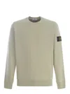 STONE ISLAND STONE ISLAND LOGO PATCH CREWNECK SWEATSHIRT