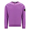 Stone Island Logo Patch Crewneck Sweatshirt 'purple'