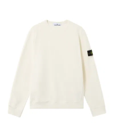 STONE ISLAND STONE ISLAND LOGO PATCH CREWNECK SWEATSHIRT