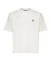 Stone Island Ivory Combed Organic Cotton Jersey T-shirt