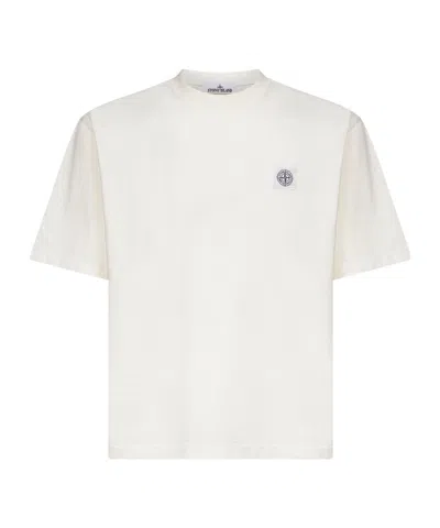 STONE ISLAND STONE ISLAND LOGO PATCH CREWNECK T-SHIRT