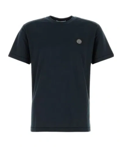 STONE ISLAND STONE ISLAND LOGO-PATCH CREWNECK T-SHIRT