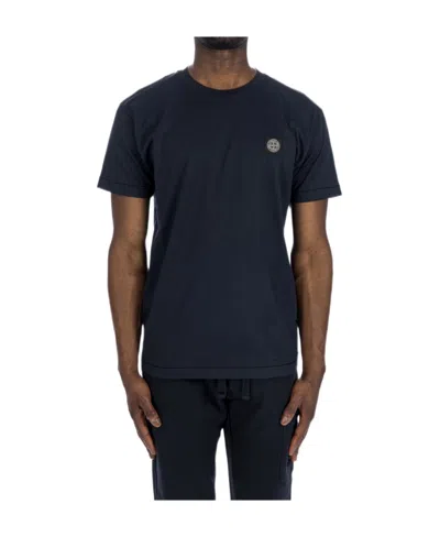 STONE ISLAND STONE ISLAND LOGO PATCH CREWNECK T-SHIRT