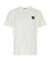 Stone Island Slim Fit Cotton Jersey T-shirt With Compass Patch Clothing In Neutral