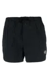 Stone Island Short Swimsuit In Blue