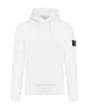 Stone Island Cotton Hoodie In White