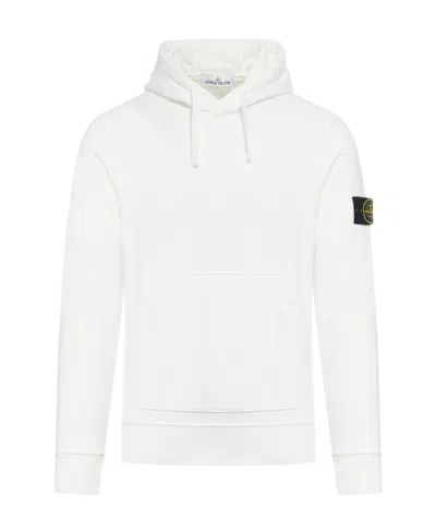 STONE ISLAND STONE ISLAND LOGO PATCH DRAWSTRING HOODIE