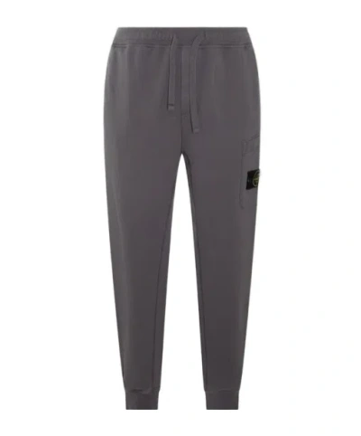 STONE ISLAND STONE ISLAND LOGO PATCH DRAWSTRING TROUSERS