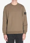 Stone Island Fleece Sweatshirt In Brown