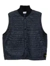 Stone Island Quilted Vest With Anti-drop And Wind Resistance In Blue