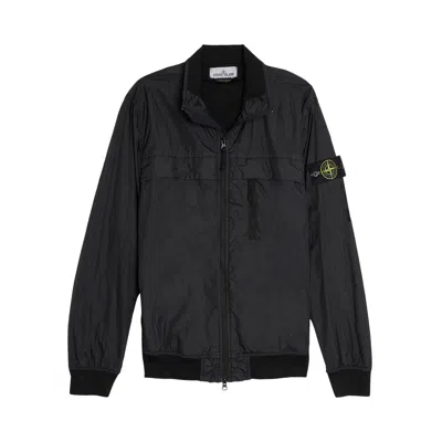 Pre-owned Stone Island Logo Patch Giubbotto Jacket 'black' | Men's Size Xl