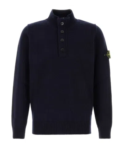 STONE ISLAND STONE ISLAND LOGO PATCH HIGH NECK JUMPER