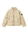 Stone Island Padded Quilted Jacket With High Collar In Multi