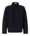 Stone Island Collared Design Stretch Polyester Jacket