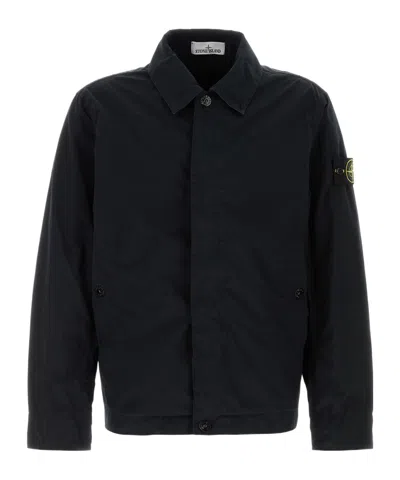 STONE ISLAND STONE ISLAND LOGO PATCH HOODED JACKET