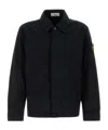 Stone Island Collared Design Stretch Polyester Jacket