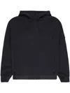 Stone Island Kapuzenjacke Mit Logo-patch In Black