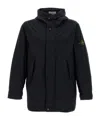 Stone Island Light Compact Touch Poly-tc Casual Jackets And Parka Blue In Blue
