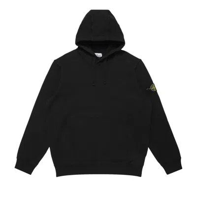 Pre-owned Stone Island Logo Patch Hoodie 'black' | Men's Size L