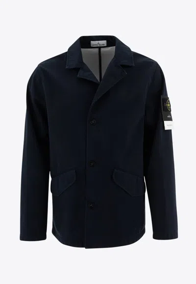 STONE ISLAND LOGO PATCH JACKET