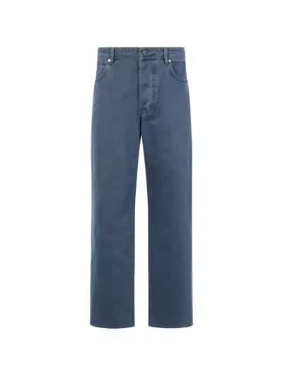 Stone Island Logo-patch Jeans In Blue