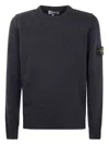 Stone Island Logo-patch Jumper In Gray