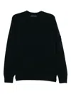 Stone Island Logo-patch Jumper In Black