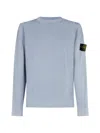 STONE ISLAND STONE ISLAND LOGO PATCH KNITTED JUMPER