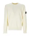 Stone Island Crewneck Sweatshirt In White