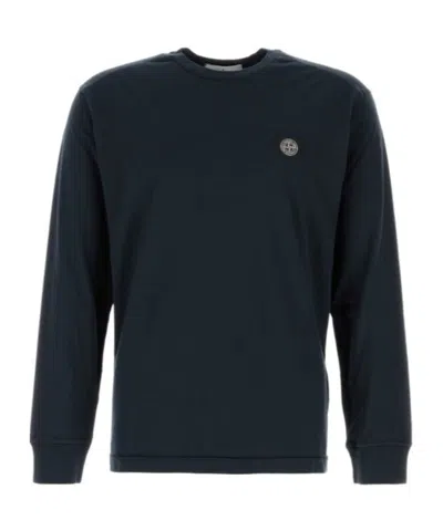 STONE ISLAND STONE ISLAND LOGO PATCH LONG SLEEVED T-SHIRT
