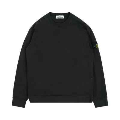 Pre-owned Stone Island Logo Patch Long-sleeve T-shirt 'black' | Men's Size L