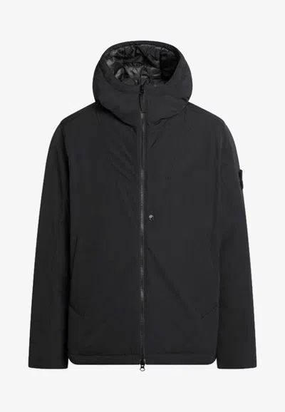 STONE ISLAND LOGO PATCH PADDED JACKET