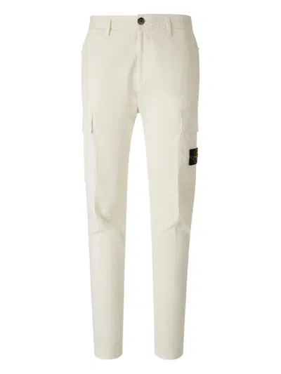 STONE ISLAND LOGO-PATCH PANTS