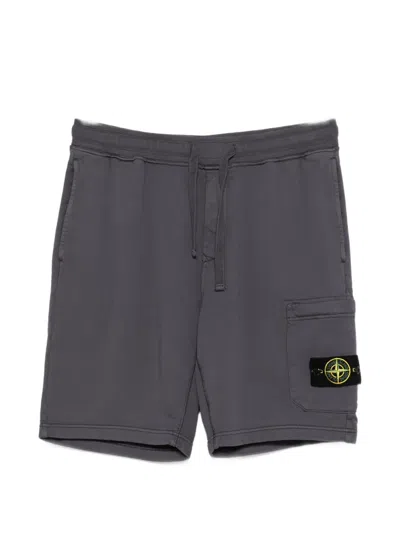 Stone Island Logo-patch Pocket Shorts In Multi