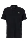 Stone Island Slim Cotton Polo Shirt In Animal Print