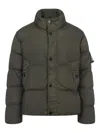 Stone Island Quilted Nylon Jacket Hidden Elements In Multi