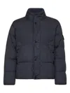 Stone Island Down Jacket In Lightweight Recycled Nylon Reps Jackets Blue In Blue