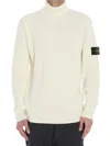 STONE ISLAND STONE ISLAND LOGO PATCH ROLL NECK JUMPER