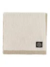 Stone Island Logo-patch Scarf In Neutral