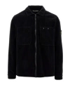 Stone Island Overshirt In Cotone In Multi