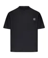 Stone Island Compass Patch Cotton Jersey T-shirt Clothing In Black
