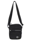 Stone Island Logo Patch Shoulder Strap Crossbody Bags Black