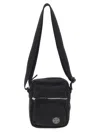 Stone Island Logo Patch Shoulder Strap Crossbody Bags Black